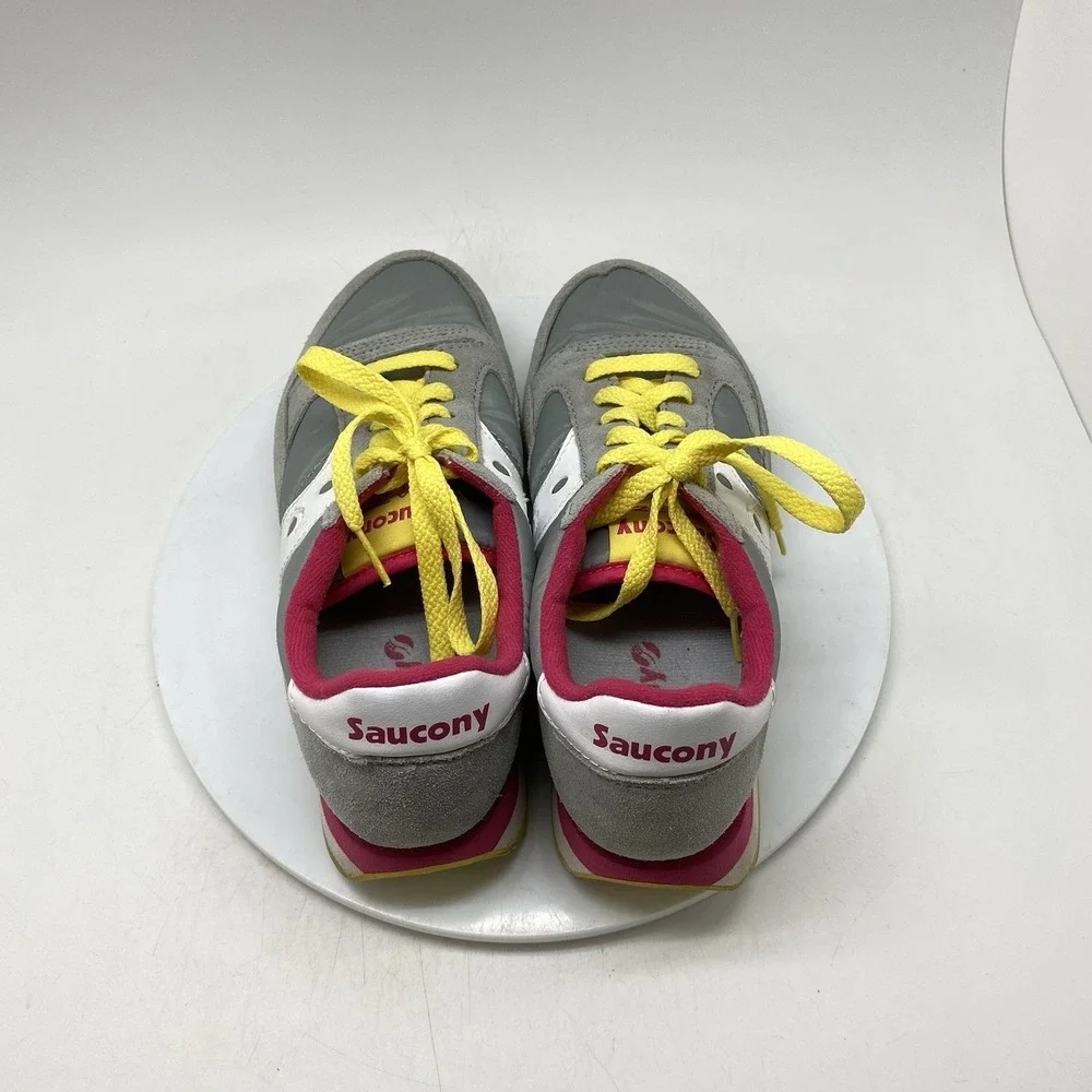 Saucony Sneakers Womens 8.5 Jazz Womens Gray 1044-277 Casual Athletic Shoes